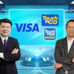 Ng Kong Boon, Visa Country Manager for Malaysia (left) with Effendy Shahul Hamid, Group CEO, Touch ‘n Go Group – formalising the strategic partnership between the two companies
