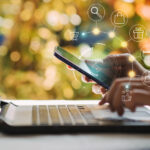 businessman-with-mobile-smartphone-paying-online-shopping-virtual-interface