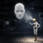 a collective of AI agents as a face