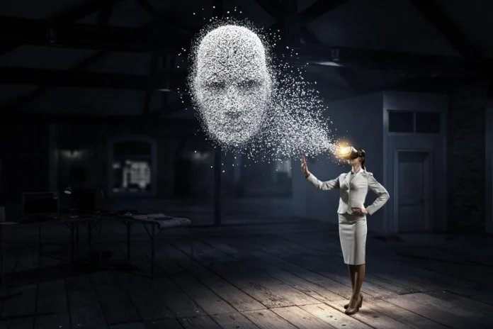a collective of AI agents as a face